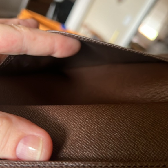 ❗️SOLD❗️Authentic Louis Vuitton DAMIER EBENE WALLET + Card wallet. - Picture 11 of 16